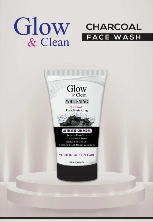 Glow & Clean Glow Clean Charcoal Whitening Black Heads Remover Face Wash